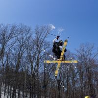 Todd Nordstrom on the Bushkill Terrain Park   Shawnee Mountain Ski Area